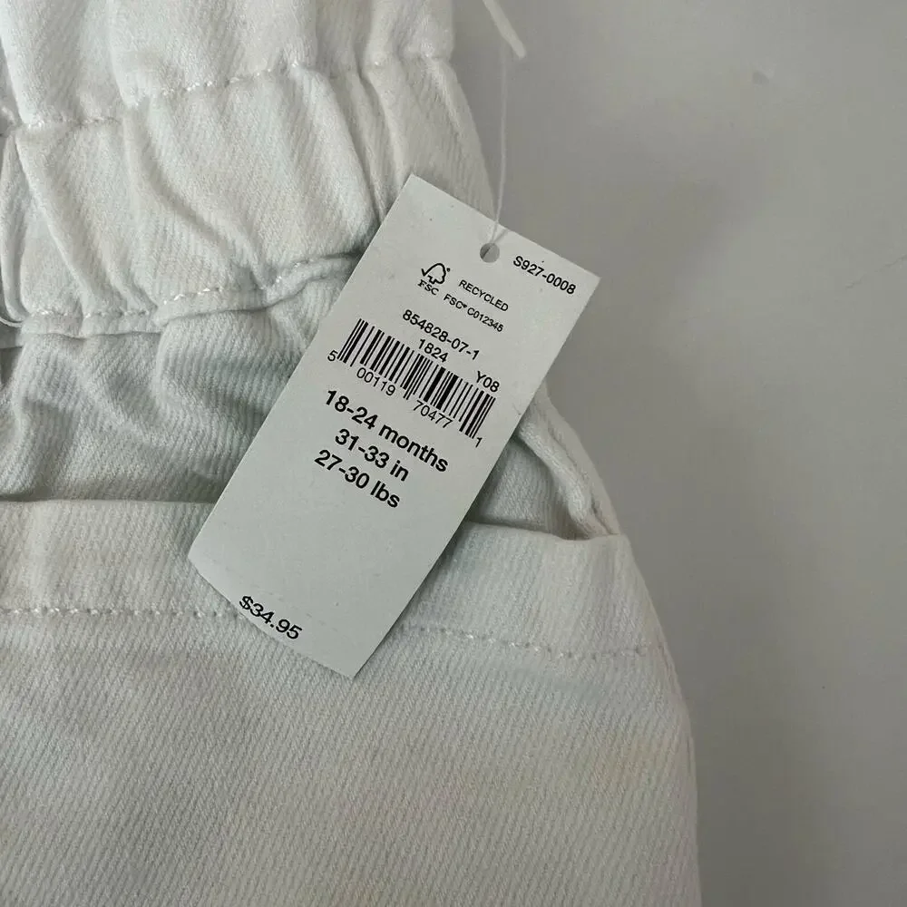 NEW Baby Gap white shorts - Picture 4 of 7